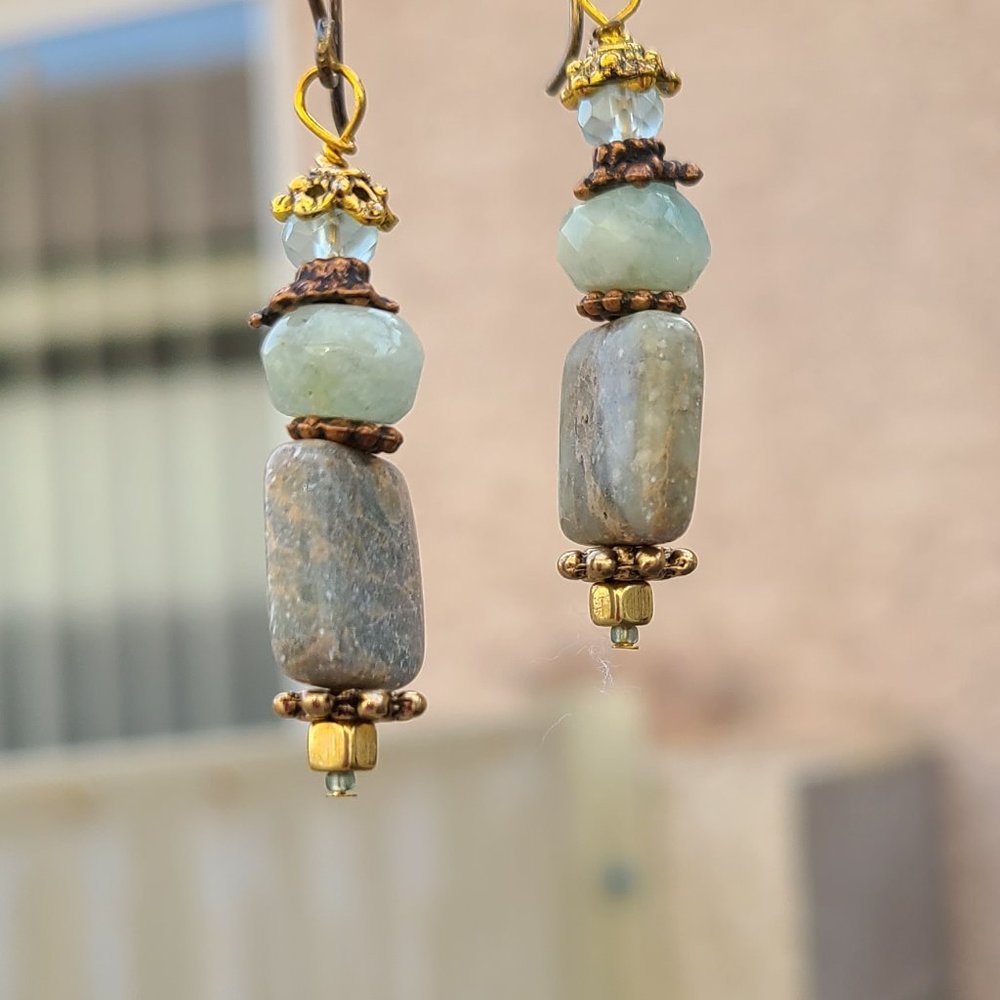Aqua Terra Jasper Earrings